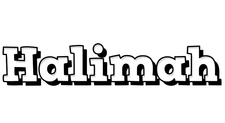 Halimah snowing logo