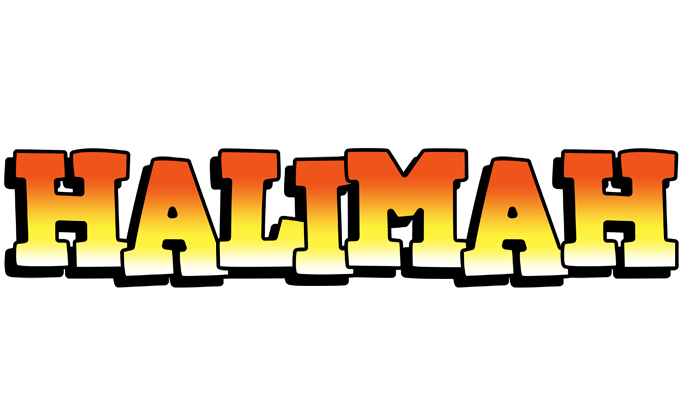 Halimah sunset logo