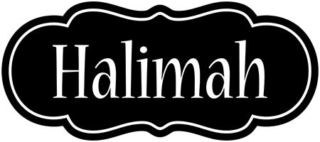 Halimah welcome logo