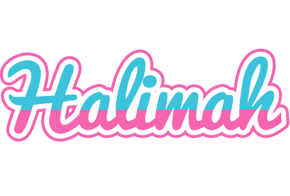 Halimah woman logo