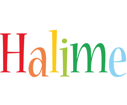Halime birthday logo