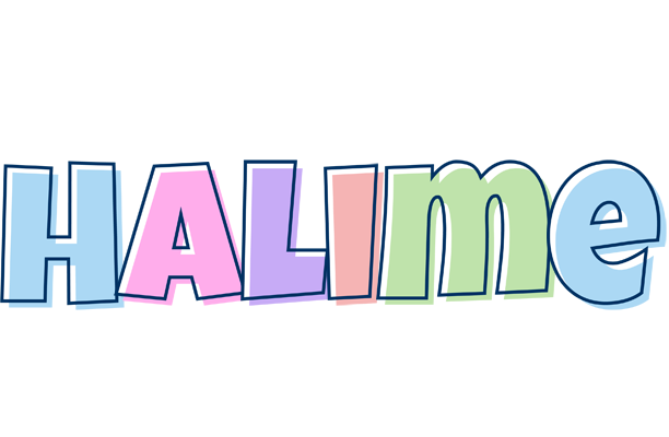 Halime pastel logo