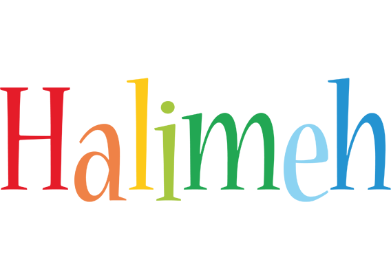 Halimeh birthday logo