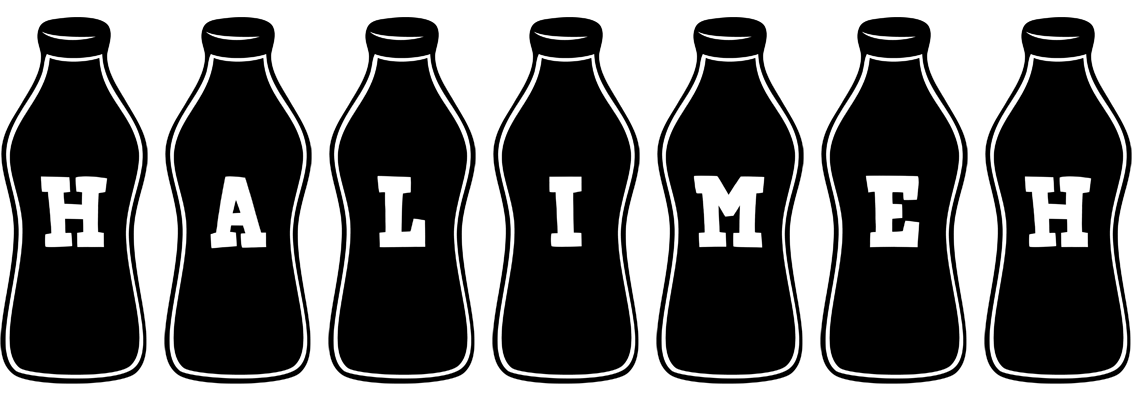 Halimeh bottle logo
