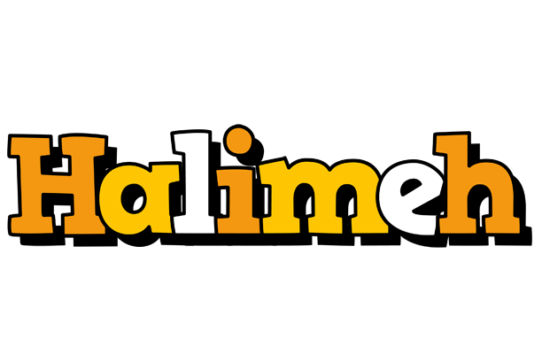 Halimeh cartoon logo