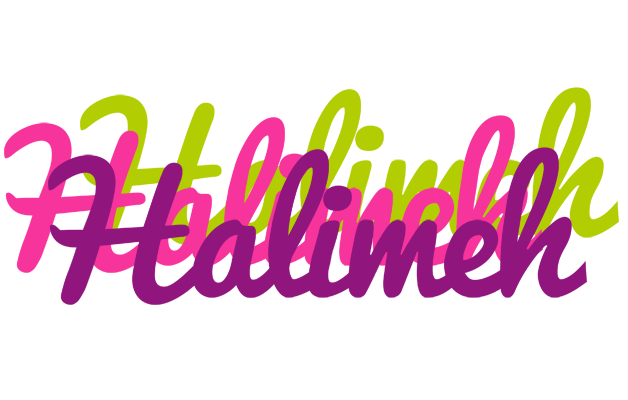 Halimeh flowers logo