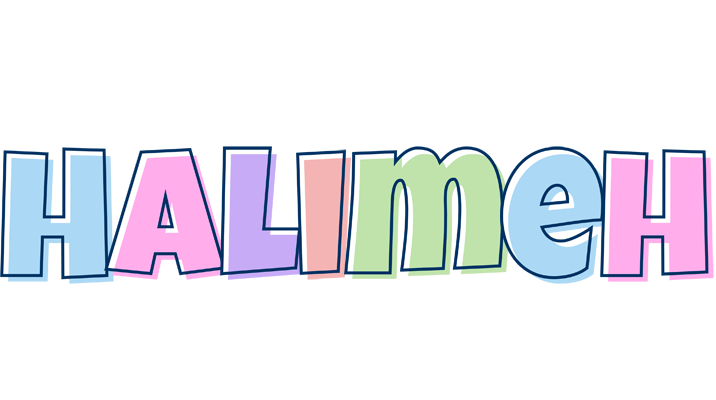 Halimeh pastel logo