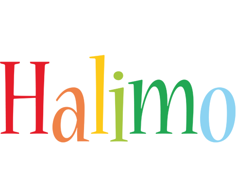 Halimo birthday logo