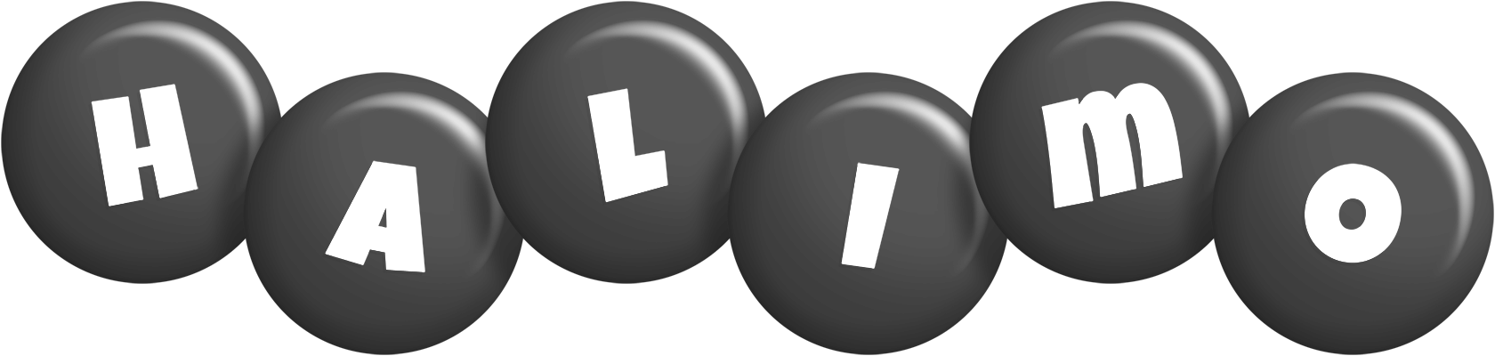Halimo candy-black logo