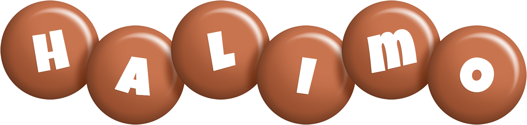Halimo candy-brown logo