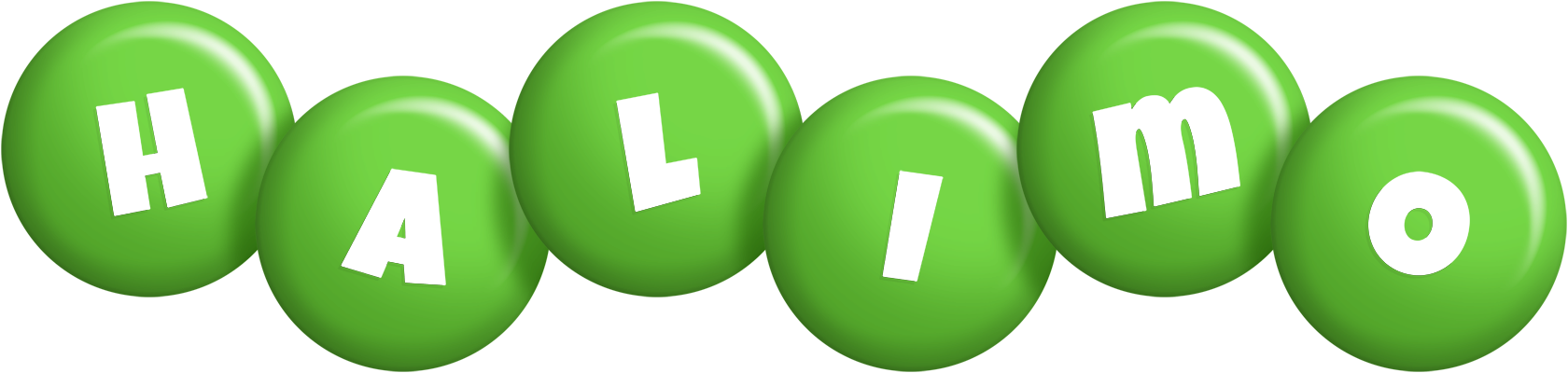 Halimo candy-green logo