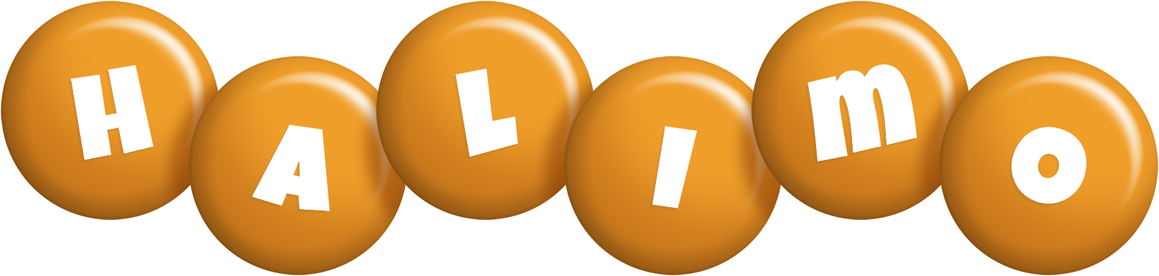 Halimo candy-orange logo