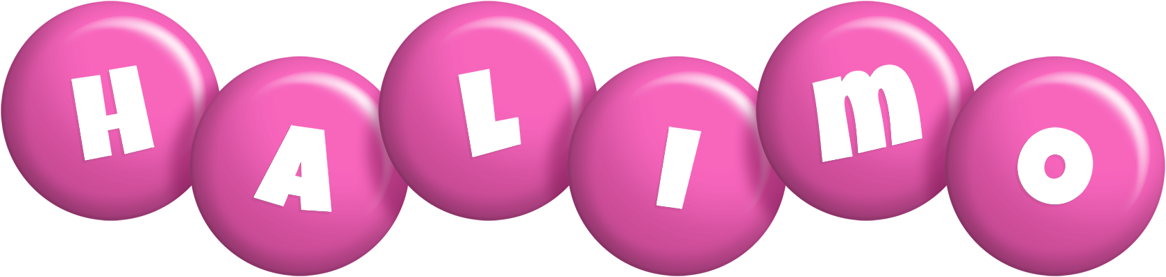 Halimo candy-pink logo