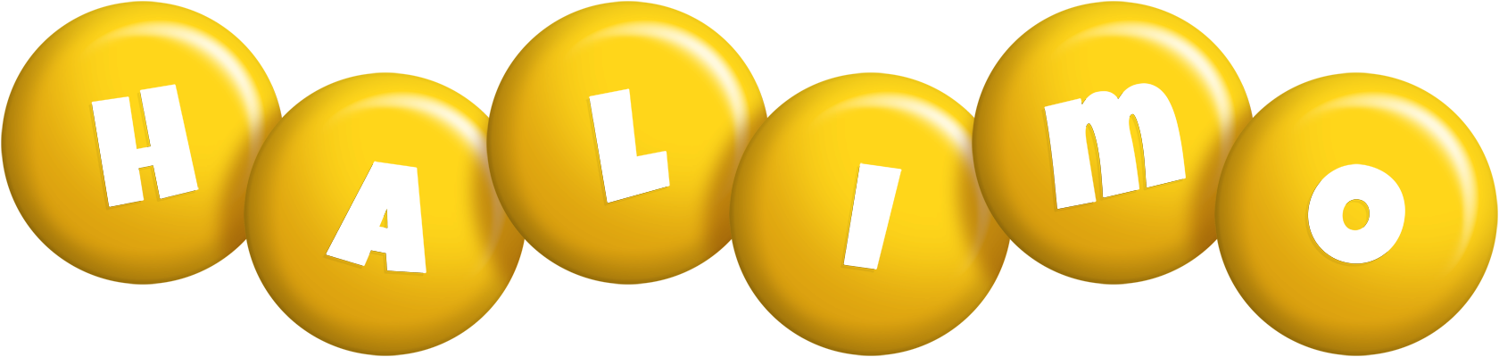 Halimo candy-yellow logo