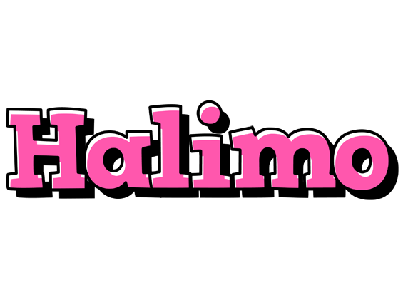 Halimo girlish logo