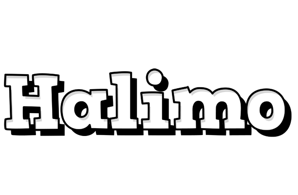 Halimo snowing logo