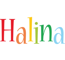 Halina birthday logo