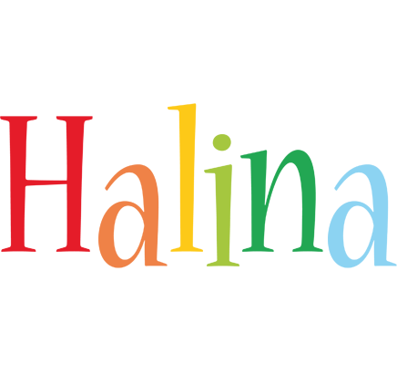 Halina birthday logo