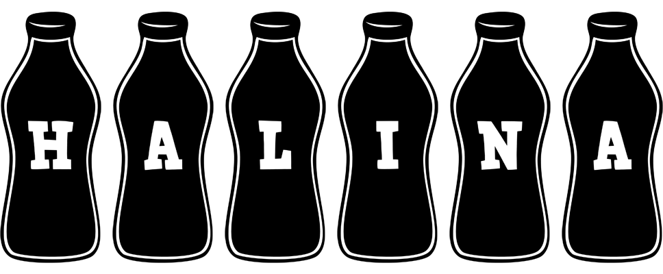 Halina bottle logo