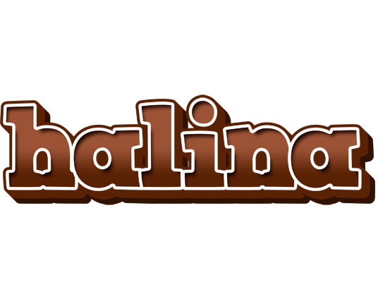 Halina brownie logo