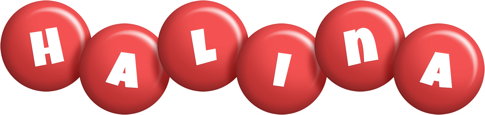 Halina candy-red logo