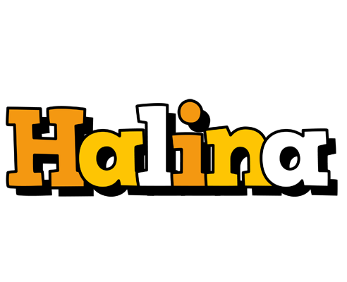 Halina cartoon logo