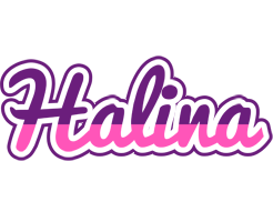 Halina cheerful logo