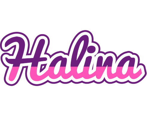 Halina cheerful logo