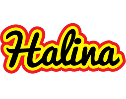 Halina flaming logo