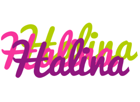 Halina flowers logo