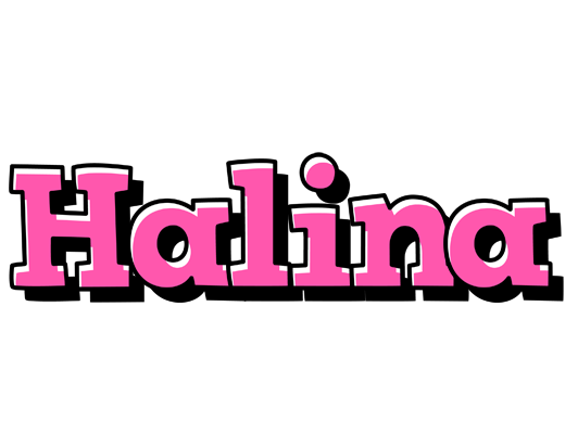 Halina girlish logo