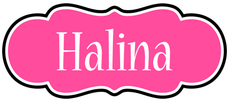 Halina invitation logo