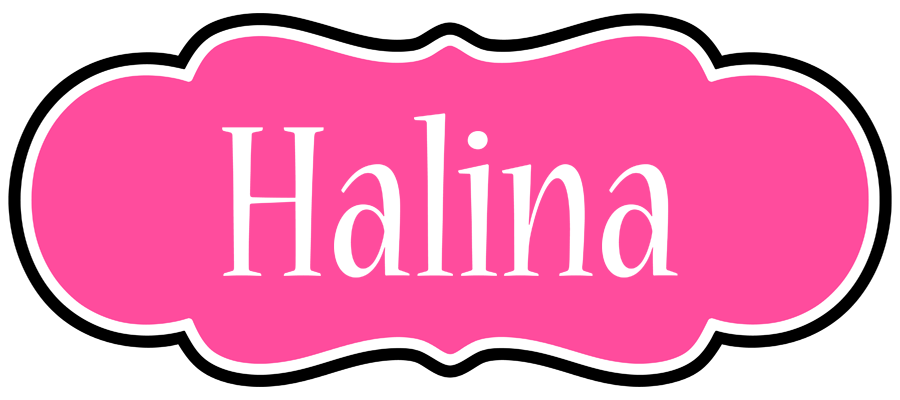 Halina invitation logo