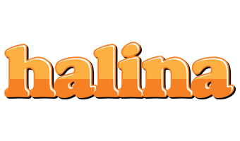 Halina orange logo