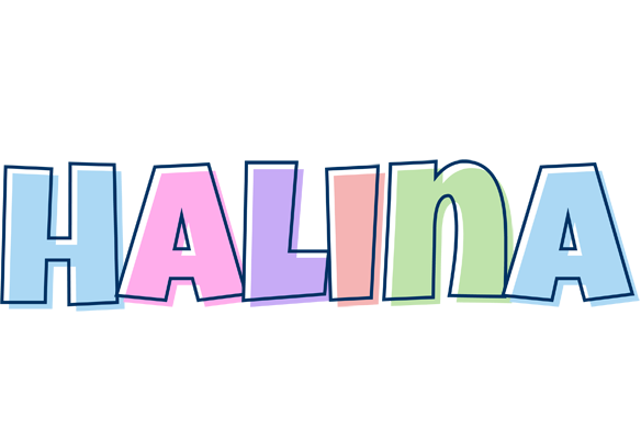 Halina pastel logo
