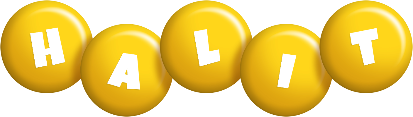 Halit candy-yellow logo