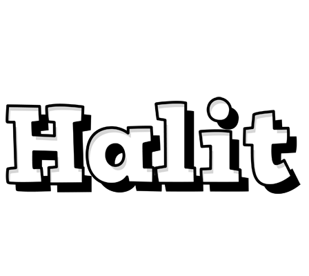 Halit snowing logo