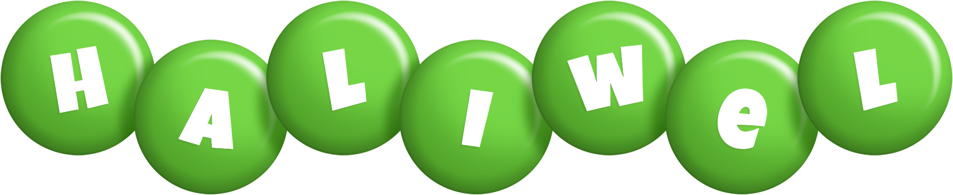 Haliwel candy-green logo