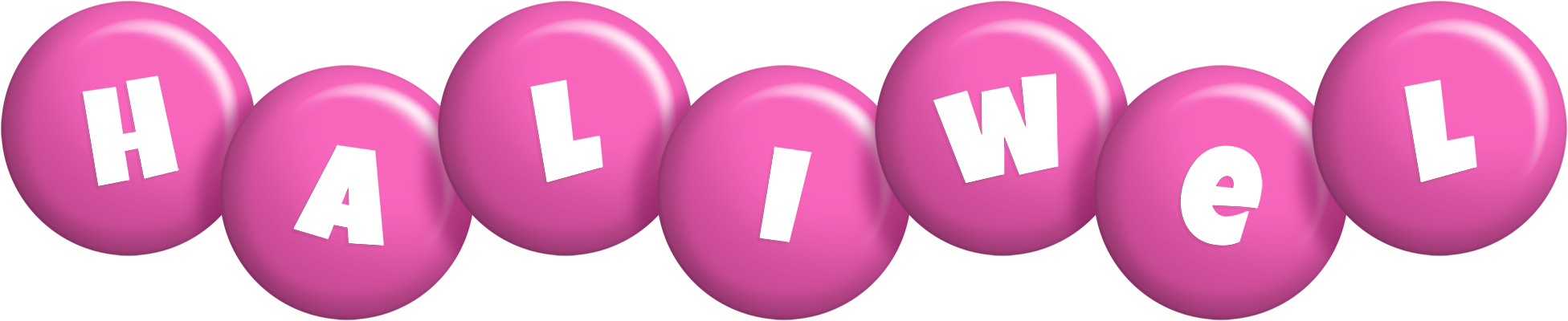 Haliwel candy-pink logo