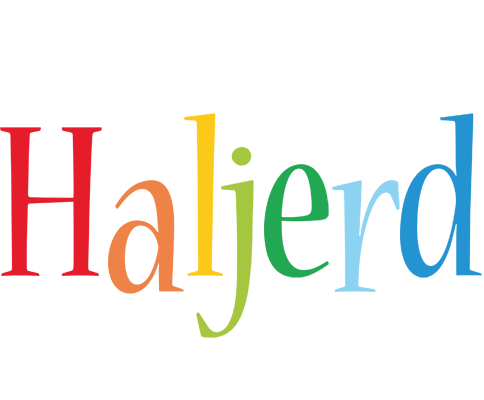 Haljerd birthday logo