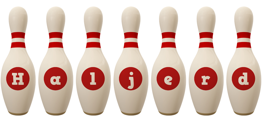 Haljerd bowling-pin logo