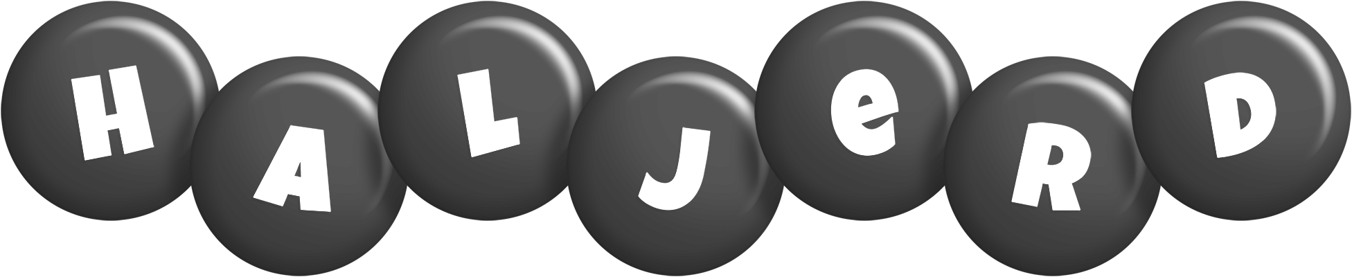 Haljerd candy-black logo