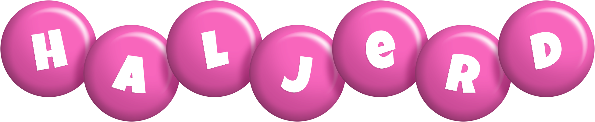 Haljerd candy-pink logo