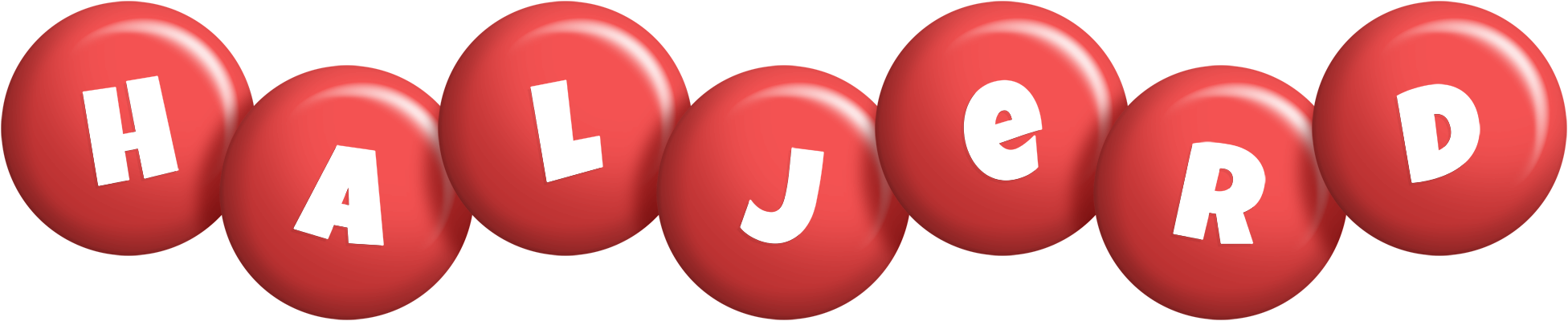 Haljerd candy-red logo