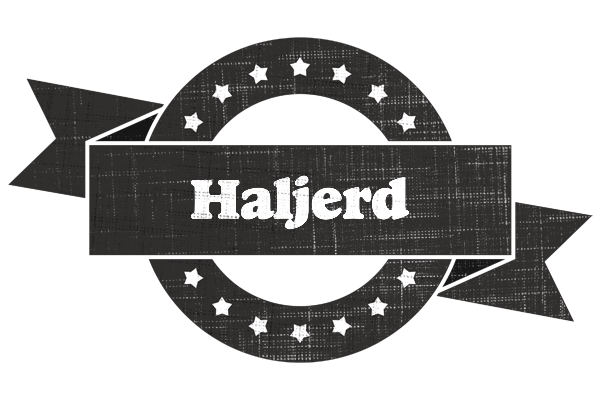 Haljerd grunge logo