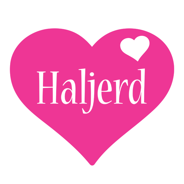 Haljerd love-heart logo