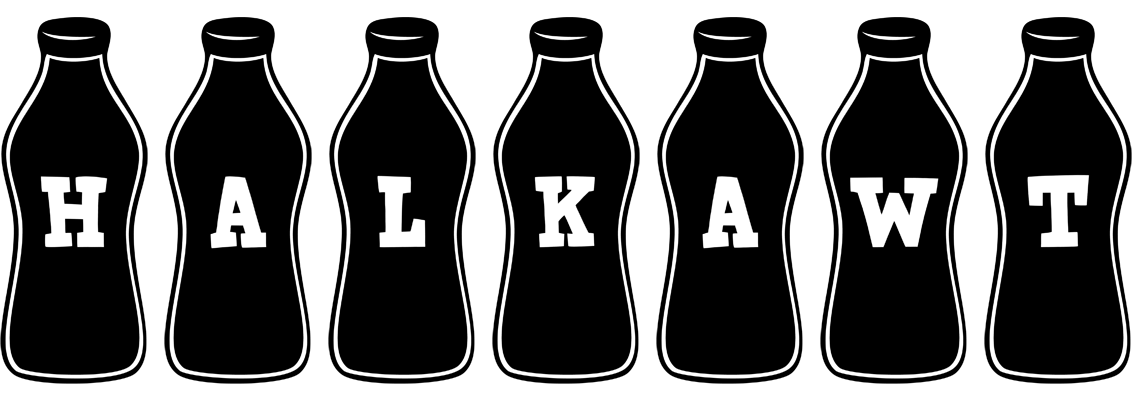 Halkawt bottle logo