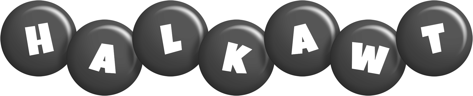 Halkawt candy-black logo
