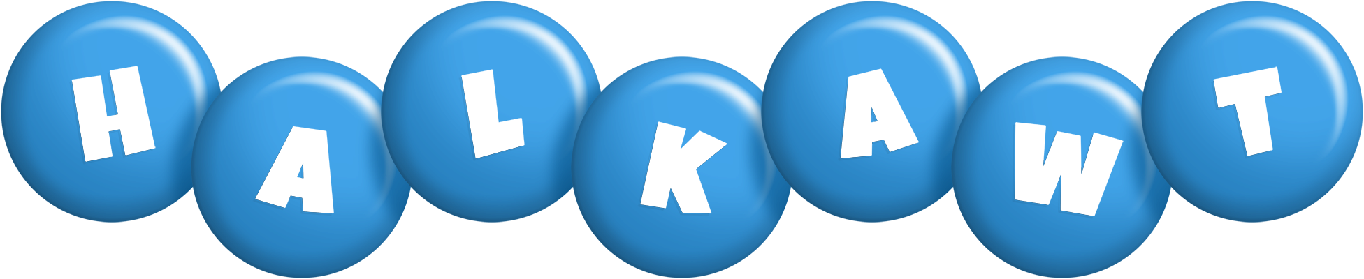 Halkawt candy-blue logo