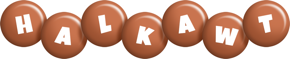 Halkawt candy-brown logo